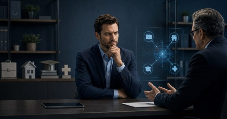 Person considering whether to trust AI to make decisions that could change their life