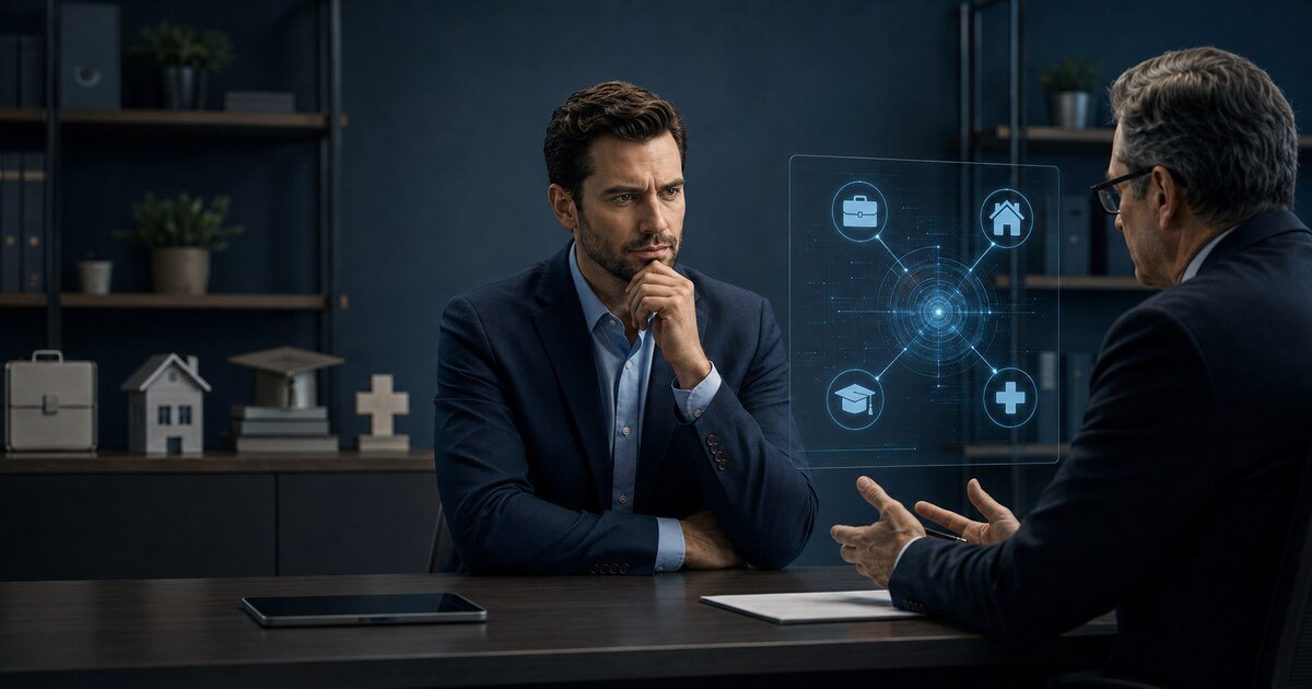 Person considering whether to trust AI to make decisions that could change their life